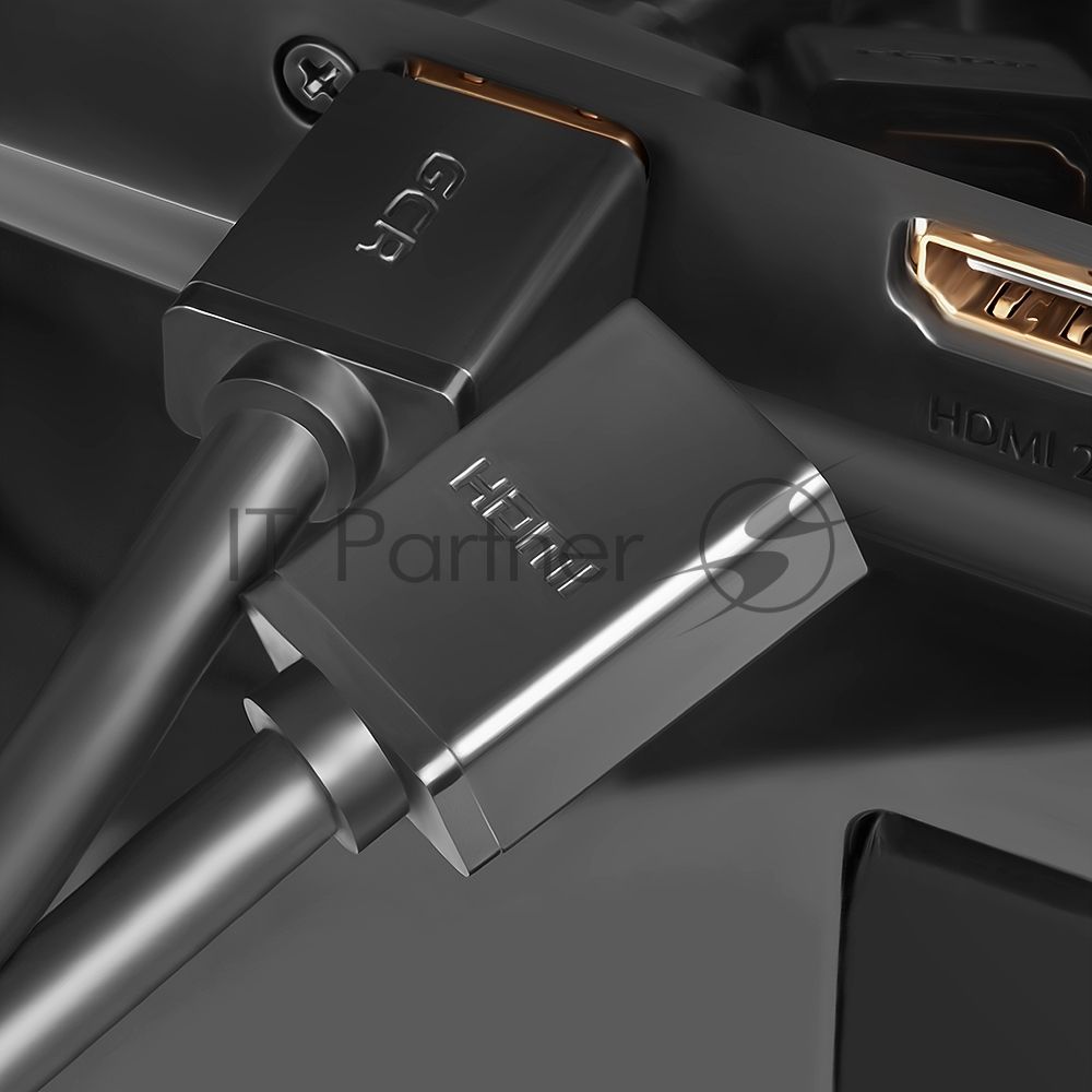 Удлинитель Greenconnect 1.0m v2.0 HDMI-HDMI черный, OD7.3mm, 28/28 AWG, позолоченные контакты, Ethernet 18.0 Гбит/с, 19M / 19F, GCR-HMFR6-BB3S-1m, тройной экран Greenconnect Удлинитель 1.0m v2.0 HDMI-HDMI черный, OD7.3mm, 28/28 AWG, позолоченные контакты,