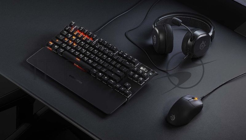Мышь проводная SteelSeries Prime Mini черный, 18000 dpi, USB, кнопки - 5