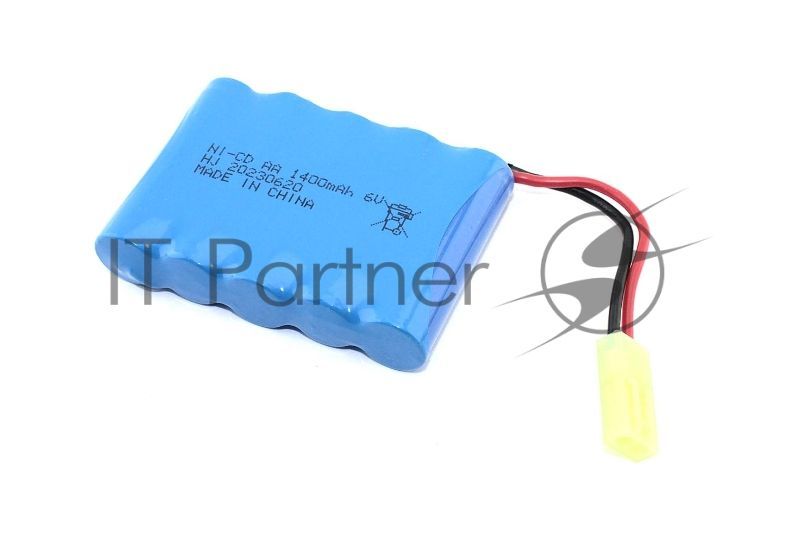 Аккумулятор Ni-Cd 6V 1400 mAh AA Flatpck разъем Tamiya