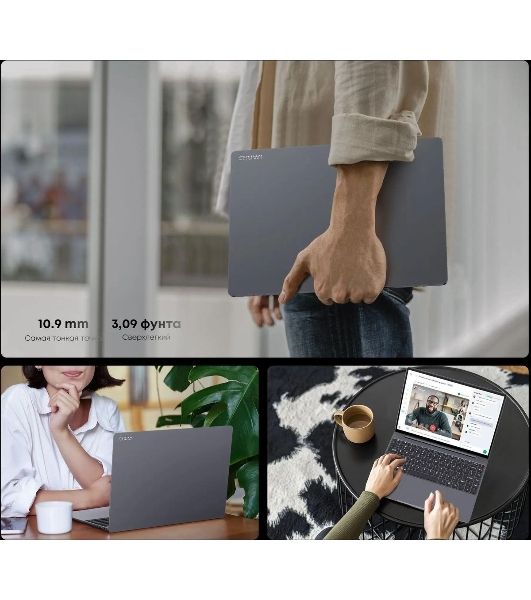 Ноутбук CHUWI Corebook X серый 14" IPS i9 13900HK 2.6ГГц/32Gb DDR4/1Tb SSD/ Intel Iris Xe/Windows 11 Home