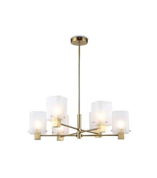 Люстра Ambrella light LH57031/6 BS/SM латунь/дымчатый E14/6 max 40W D690*690