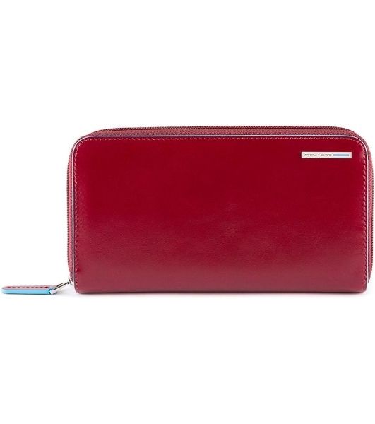 Кошелек женский Piquadro Blue Square PD1515B2R/R красный натур.кожа