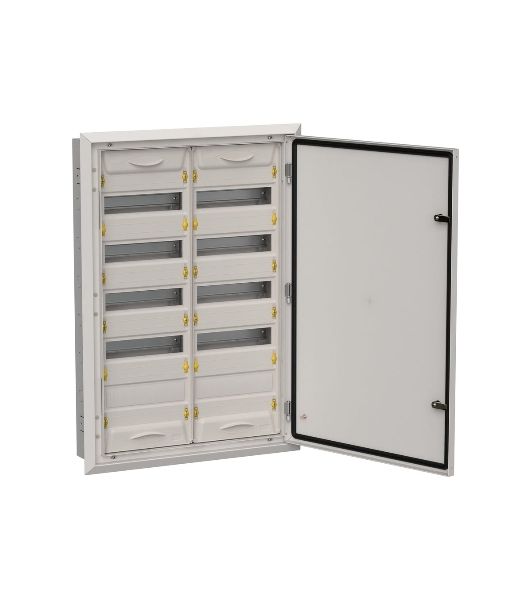 Корпус металлический IEK TITAN 5 ЩРв-120 (2х60) 880х625х130мм IP31 серый (одна дверь)