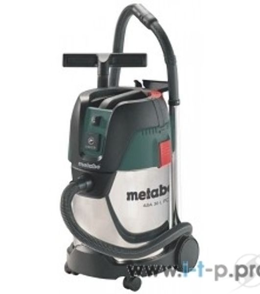 Пылесосы строительные Metabo ASA 30 L PC Inox 602015000 Пылесос 1250вт,роз,ручн.очистка, бак 30л, вес 9.6 кг