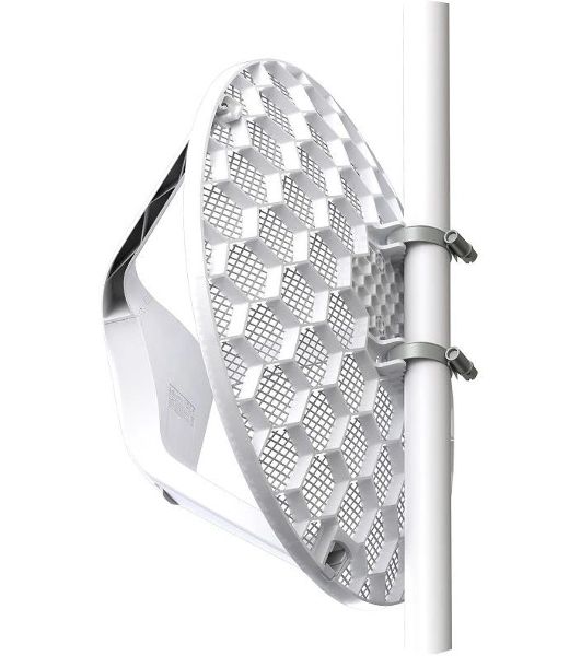 Точка доступа MikroTik RBLHG-5HPnD-XL4pack LHG XL HP5 4pack (LHG XL HP5 with 27dBi 5GHz antenna, Dual Chain High Power 802.11an wireless, 600MHz CPU,