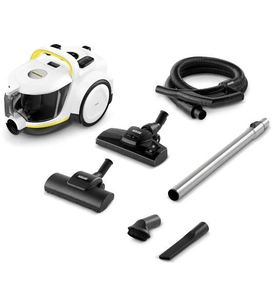 Пылесос Karcher VCC 6 CycloneX белый/черный, 800 Вт, уборка сухая, пылесборник контейнер 1,5 л