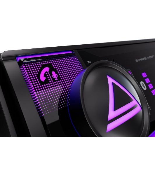 Автомагнитола AURA STORM-677DSP, 1 DIN, Bluetooth, USB Type-A, AUX, пульт ДУ
