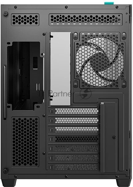 Корпус DeepCool CG530U 4F Black, Midi-Tower, чёрный, 4 x 120 мм