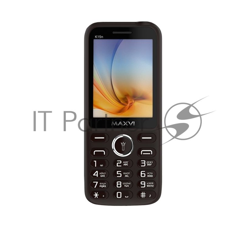 Мобильный телефон Maxvi K15n коричневый