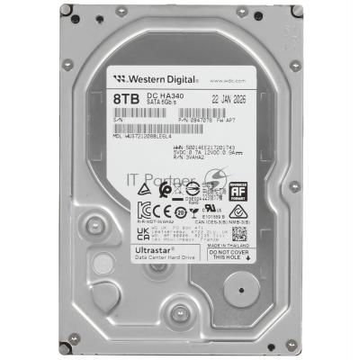 Жесткий диск серверный Western Digital 3.5" 8TB WD (WUS721208BLE6L4) SATA 6Gb/s, 7200rpm, 256MB 0B47078