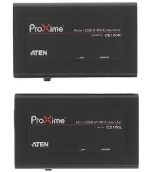 Переключатель ATEN USB VGA Cat 5 Mini KVM Extender (1280 x 1024@100m)