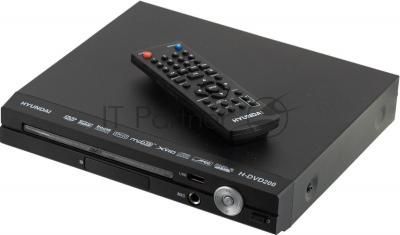 Плеер DVD Hyundai H-DVD200 черный Караоке ПДУ
