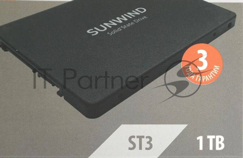 Накопитель SSD SunWind ST3 SWSSD001TS2T, 1Tb, SATA III, 2.5", R/W 500/450