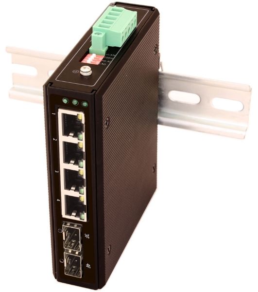 Коммутатор OSNOVO SW-80402/I, 4×1 Гбит/с PoE + 2×1 Гбит/с SFP, управляемый