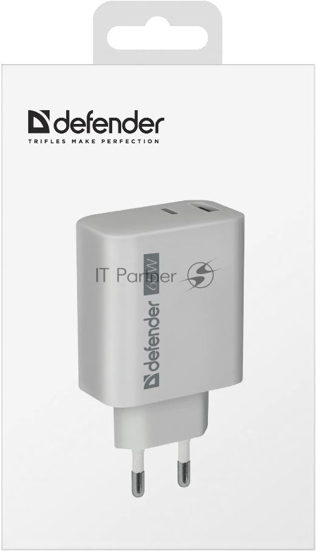 Зарядное устройство Defender UPA-165 USB A+C 65W