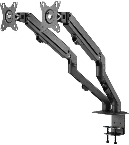 Кронштейн для мониторов Ultramounts UM729 черный 17"-27" макс.7кг крепление к столешнице поворот и наклон