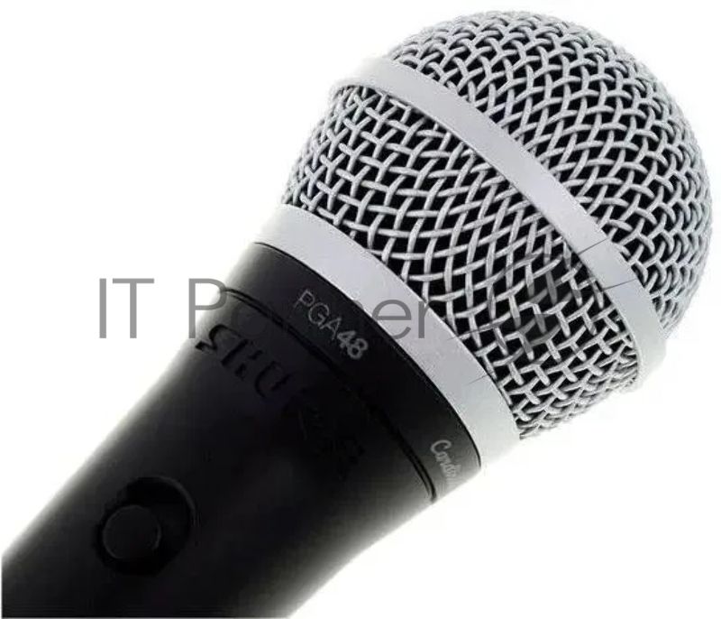 Кардиоидный вокальный микрофон SHURE PGA48-QTR-E c выключателем, с кабелем XLR -1/4'