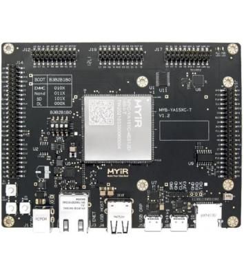 Плата разработки Myir MYD-YA151C-4E512D-65-I-T MYC-YA15XC-T CPU Module as Controller Board, ST STM32MP1 MPU based on 650MHz Single or Dual Arm Cortex-A7 and 209MHz Cortex-M4 Cores,256MB/512MB DDR3L, 256MB Nand Flash/4Gb eMMC, 32KB EEPROM, Power Management
