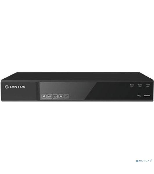 Сетевой 16 канальный регистратор Tantos TSr-NV16254 для IP камер (2 HDD)