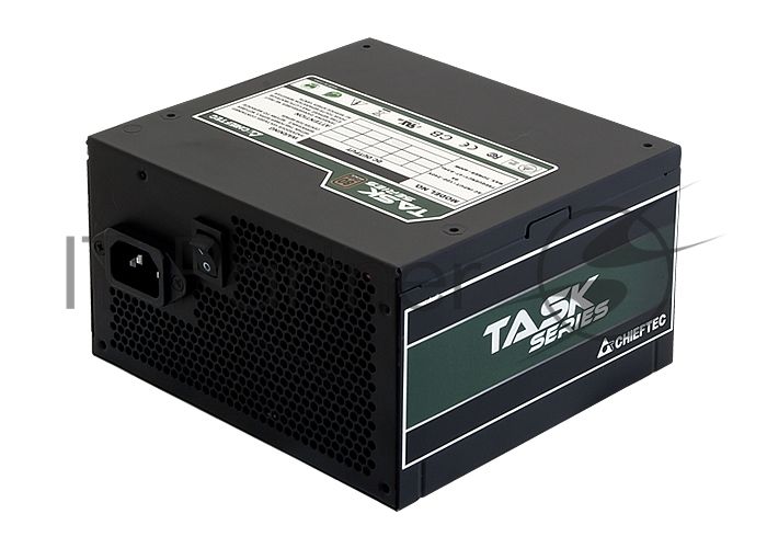 Блок питания Chieftec TPS-500S, 500Вт, 80 PLUS Bronze, 120мм, серый