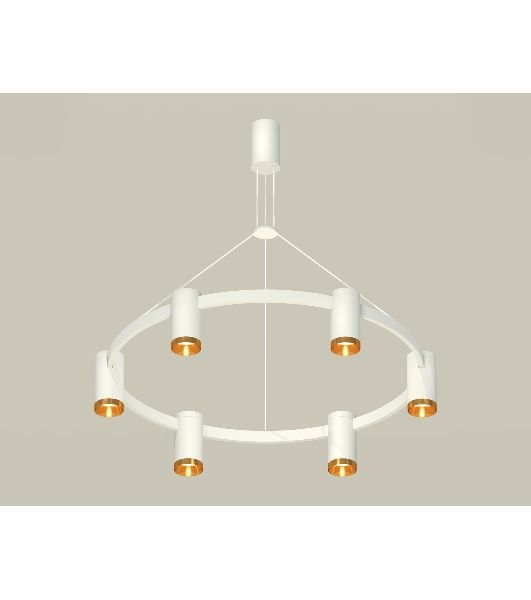 Светильник Ambrella light XB9021152/6 SWH/PYG белый песок/золото желтое полированное MR16 GU5.3 (С9021, N6134)