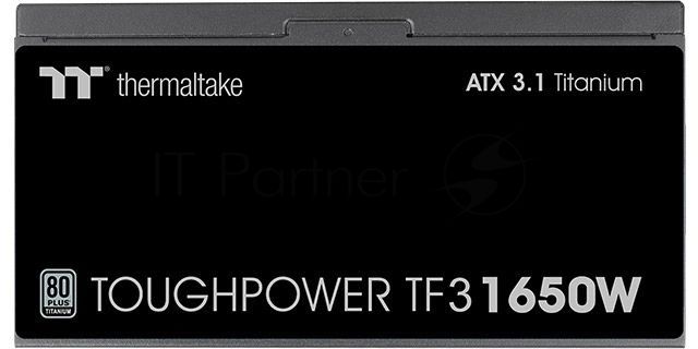 Блок питания Thermaltake Toughpower GF3 1650W Gen.5,, 1650Вт, 80+ Titanium, 140мм, модульный, черный