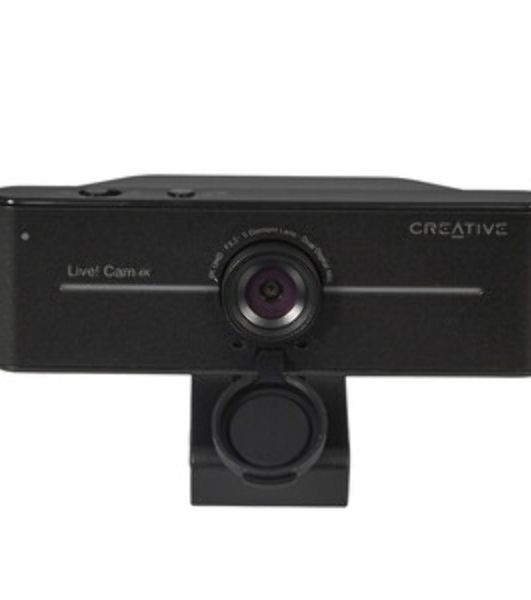 Веб-камера Creative Live! Cam 4K 3840x2160, 30 кадр/с, USB Type-A, микрофон, шторка приватности, универсальное крепление