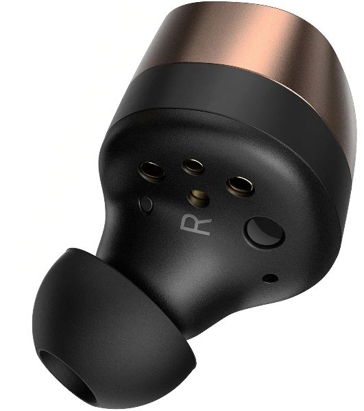 Гарнитура внутриканальные Sennheiser Momentum True Wireless 4 черный/медный беспроводные bluetooth в ушной раковине (700367 MTW4 BLACK COPPER)