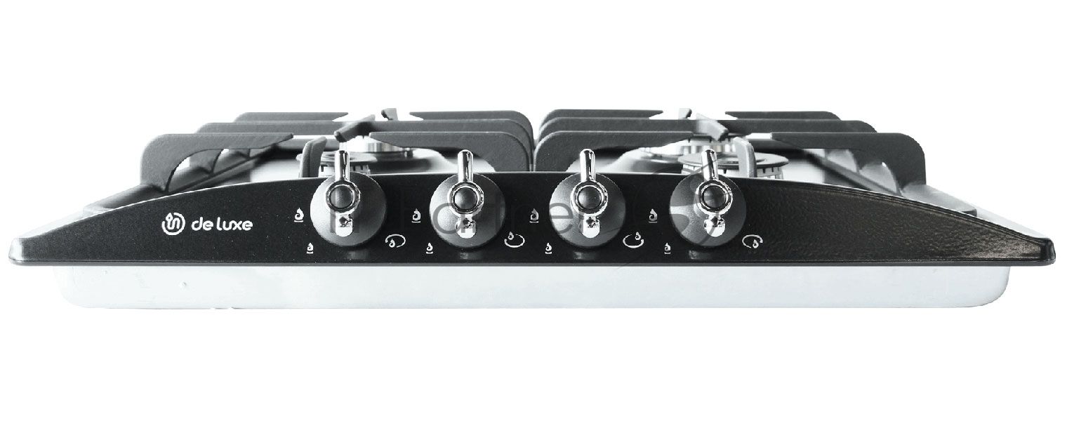Газовая варочная поверхность De Luxe 5840.00гмв-060чр, 4 конфорки, эмалированная сталь, 7500 Вт
