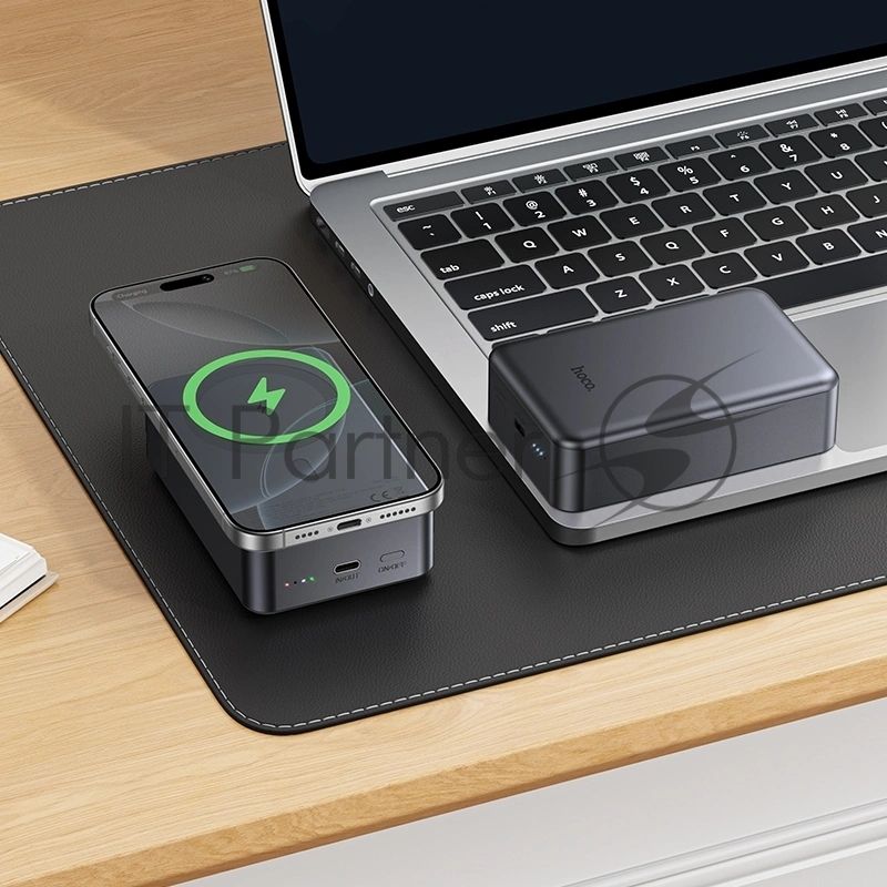 Мобильный аккумулятор Hoco J160 20000mAh 3A серый (64103)