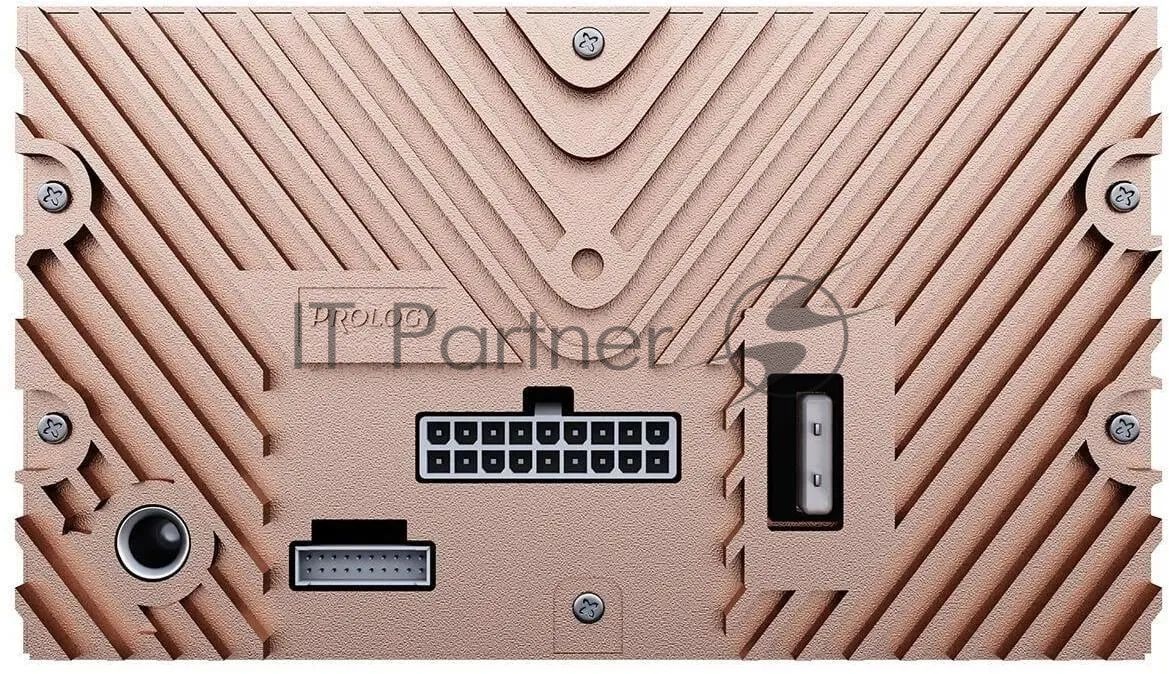 Автомагнитола Prology PRM-120, 2 DIN, Bluetooth, USB Type-A, AUX, пульт ДУ