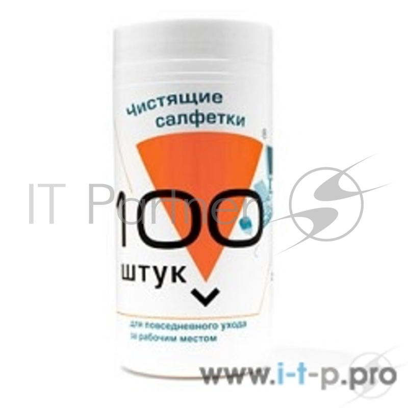 Чистящие средства Konoos KBU-100 Салфетки для комп. техники в банке, 100 шт.