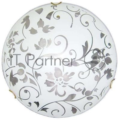 Светильник НПБ 01-60-130 "Эрика" d250 М15 60Вт E27 IP20 матовый бел./клипса зол. (инд. упак.) Элетех 1005204374