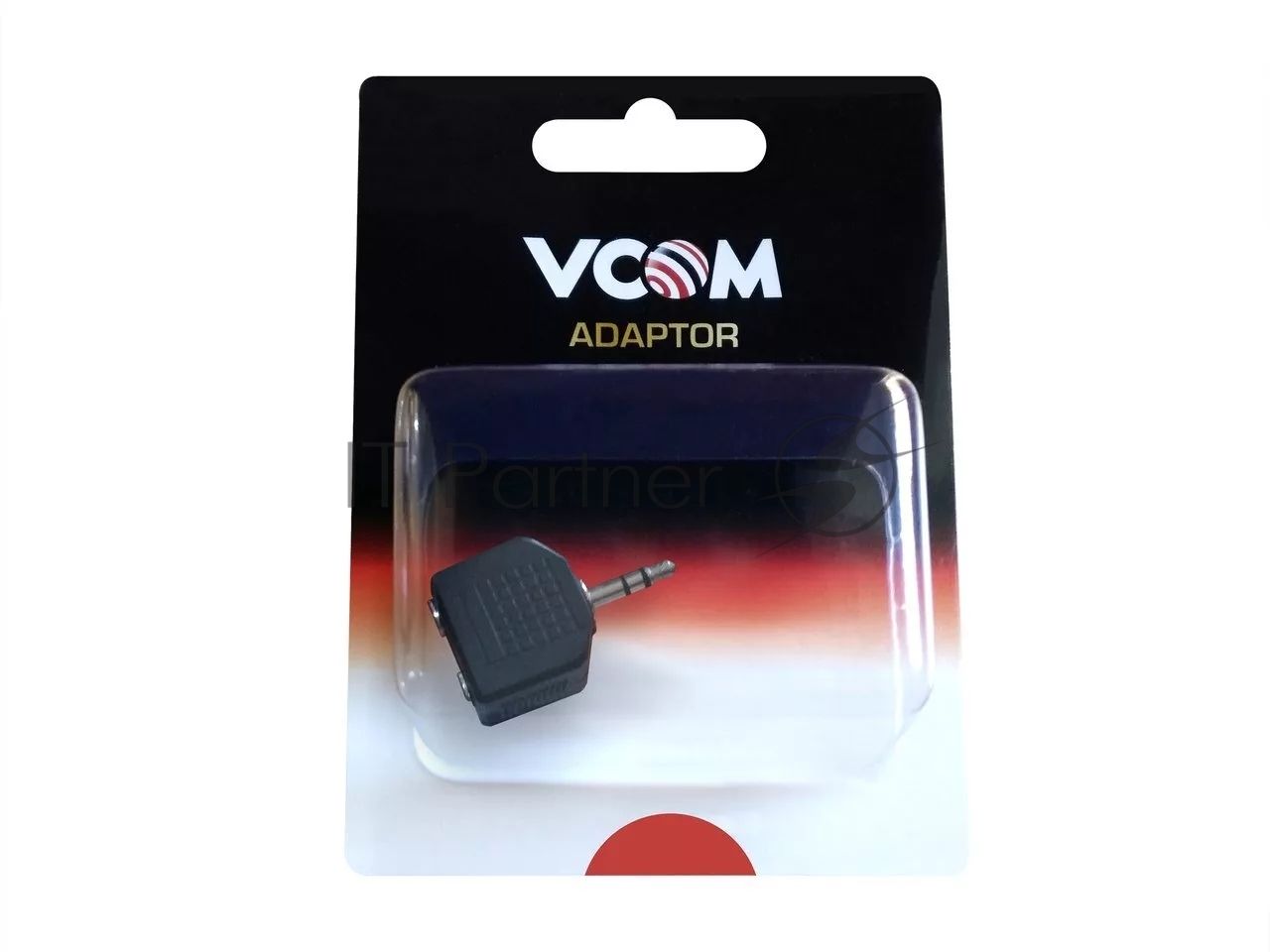 Переходник разветвитель аудио VCOM 3.5 Jack (M) - 2x3.5 Jack (F), стерео <VAD7847>